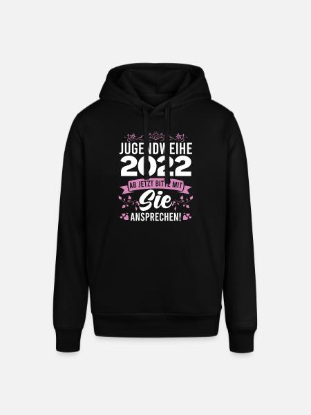 Jugendweihe 2022 mädchen - Stanley/Stella Unisex Hoodie SOUNDER - Schwarz
