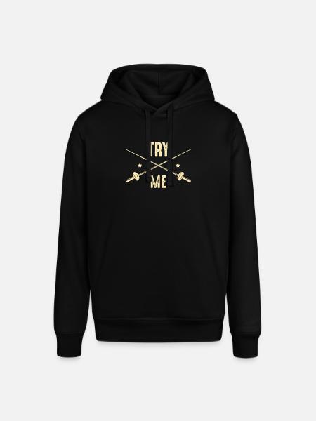 Try Me Fencing Fencer - Stanley/Stella SOUNDER Unisex Hoodie - black