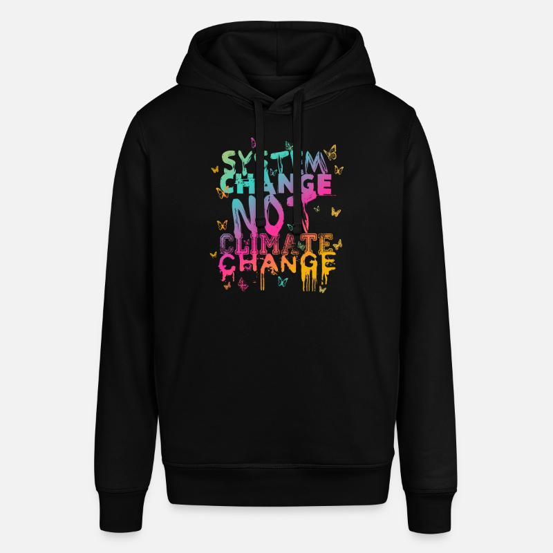 System Change - not Climate Change - Stanley/Stella Unisex Hoodie SOUNDER - Schwarz
