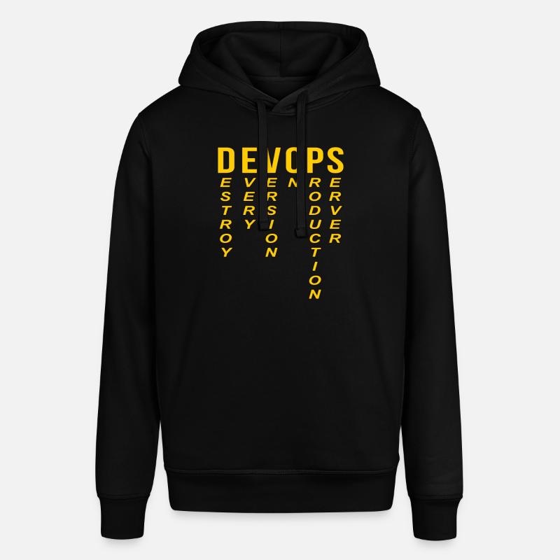 Devops Definition of Technical Computer - Stanley/Stella SOUNDER Unisex Hoodie - black