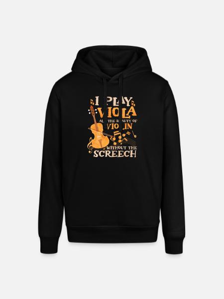 I play viola - Stanley/Stella SOUNDER Unisex Hoodie - black
