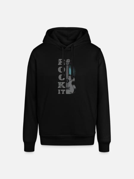 Rock It | Guitar - Stanley/Stella SOUNDER Unisex Hoodie - black
