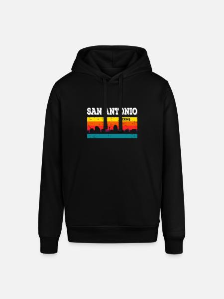 San Antonio Texas - Stanley/Stella SOUNDER Unisex Hoodie - black