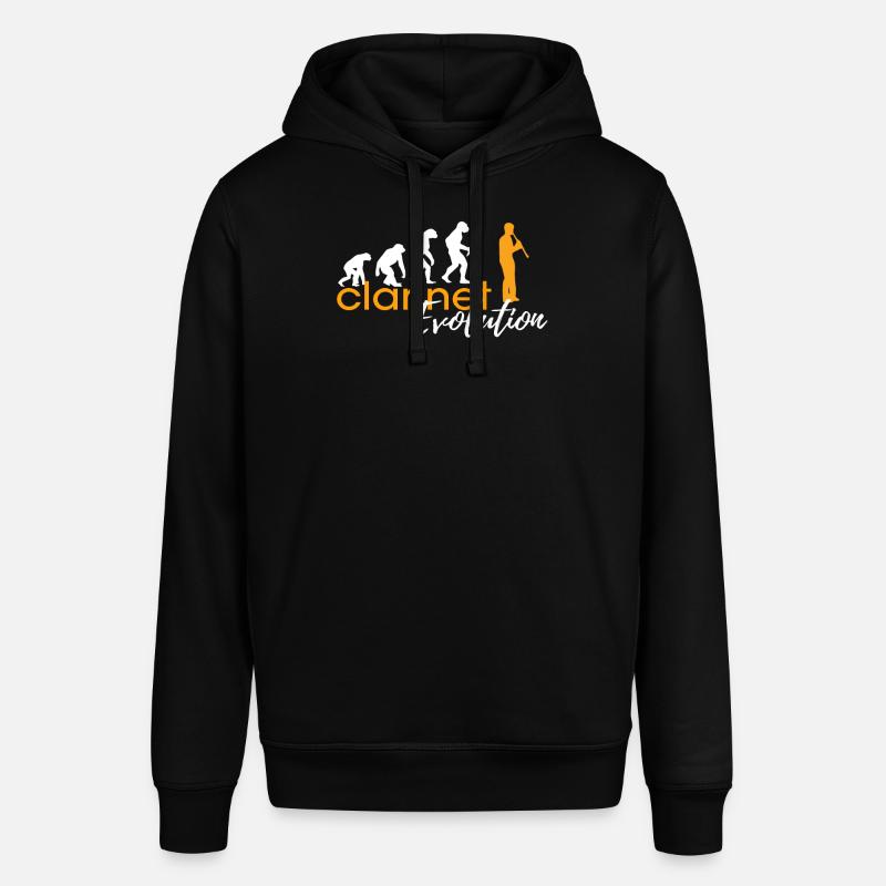 ÉVOLUTION DE LA CLARINETTE - Sweat à capuche SOUNDER Stanley/Stella Unisexe - noir