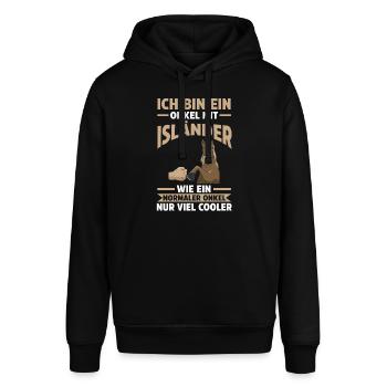 Pferd Onkel Patenonkel Isländer Reiter Pferde - Stanley/Stella Unisex Hoodie SOUNDER - Schwarz - Vorne - Alina (178cm) & Michal (187cm)