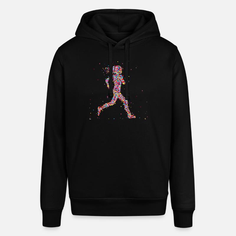 Jogging Runner Marathon - Sweat à capuche SOUNDER Stanley/Stella Unisexe - noir
