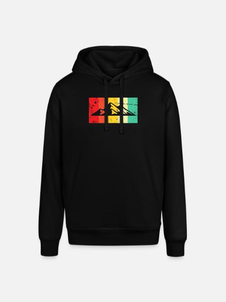 Berg Berge Reto - Stanley/Stella Unisex Hoodie SOUNDER - Schwarz
