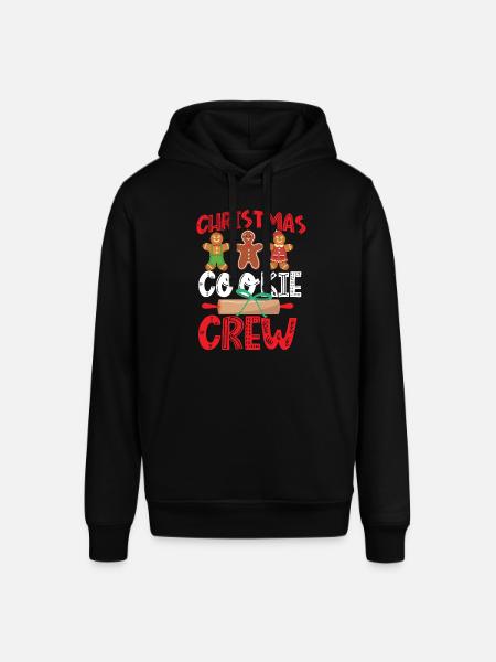 Bake Baking Christmas Cookie - Stanley/Stella SOUNDER Unisex Hoodie - black