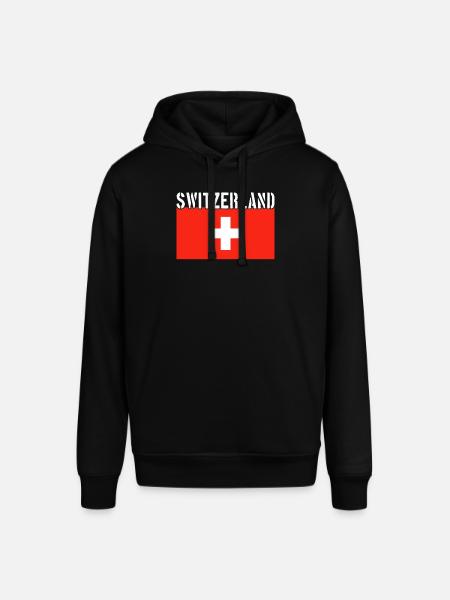 Drapeau de la Suisse - Sweat à capuche SOUNDER Stanley/Stella Unisexe - noir