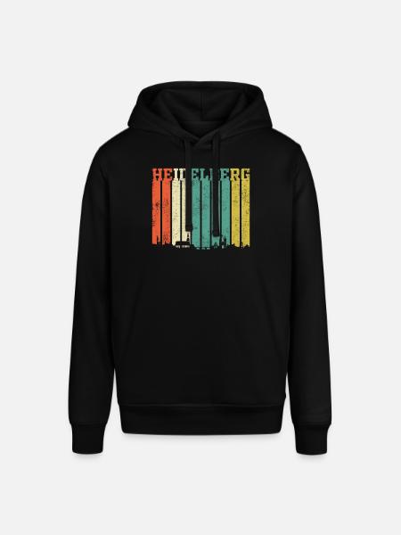Heidelberg | Heidelberg Skyline - Stanley/Stella Unisex Hoodie SOUNDER - Schwarz