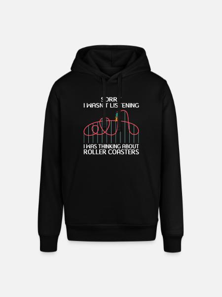 Achterbahn Freizeitpark Rollercoaster Fahrgeschäft - Stanley/Stella Unisex Hoodie SOUNDER - Schwarz