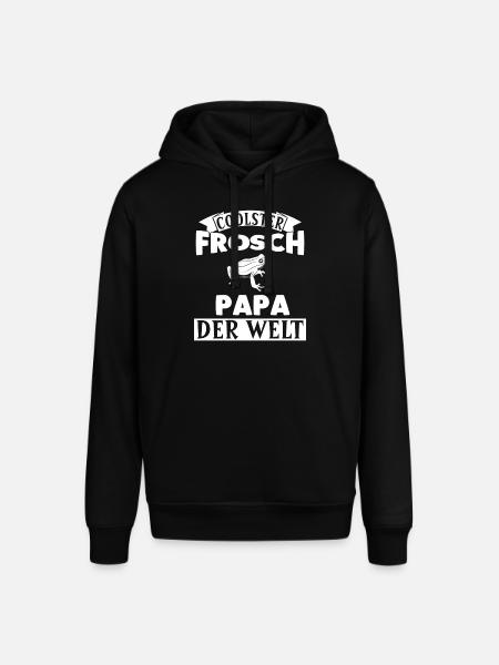 Frösche Frosch Papa - Stanley/Stella Unisex Hoodie SOUNDER - Schwarz
