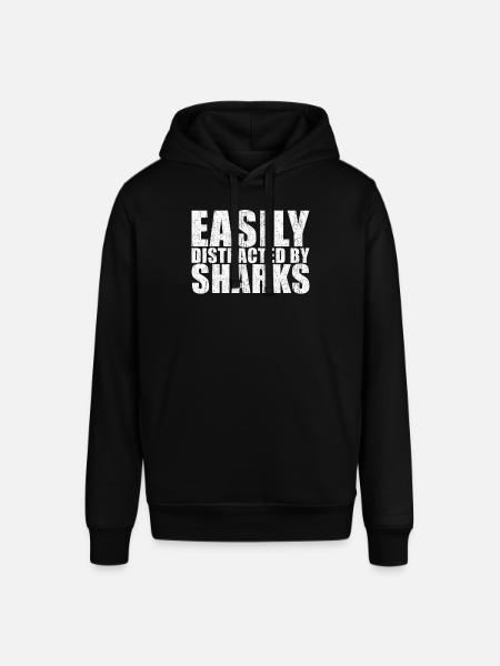 Shark Saying - Stanley/Stella SOUNDER Unisex Hoodie - black