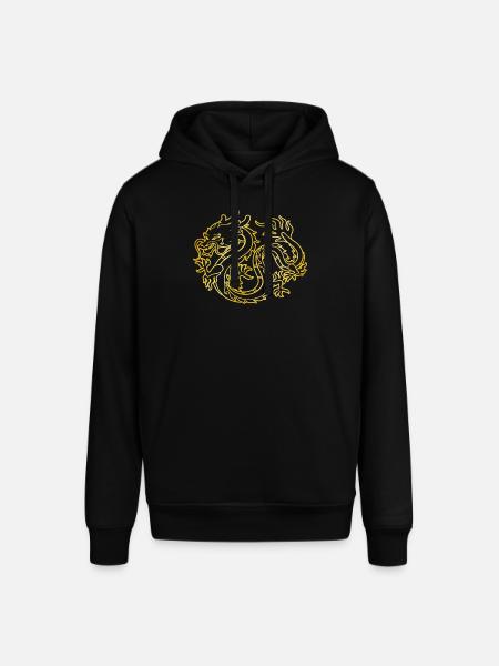 Chinese dragon - Stanley/Stella SOUNDER Unisex Hoodie - black