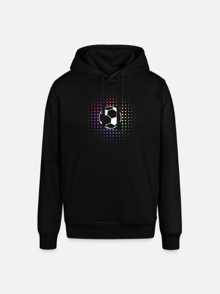 cooles Fußball Logo - Stanley/Stella Unisex Hoodie SOUNDER - Schwarz