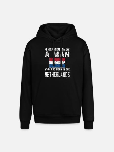 Dutch Netherlands Dutch flag - Stanley/Stella SOUNDER Unisex Hoodie - black