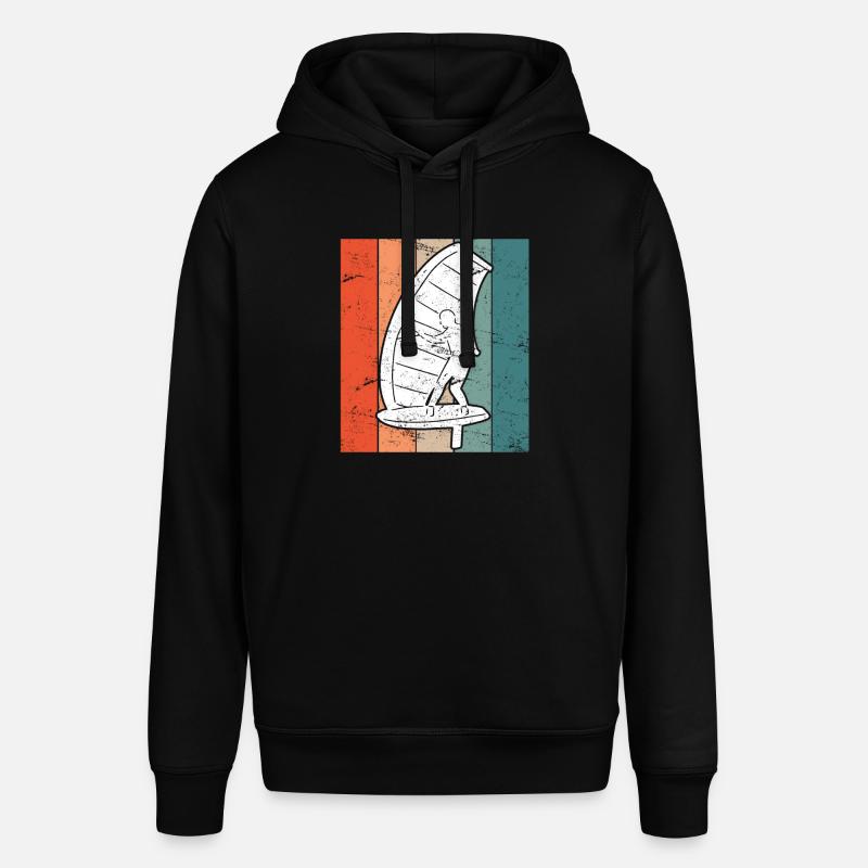 Feuille d’aile - Sweat à capuche SOUNDER Stanley/Stella Unisexe - noir
