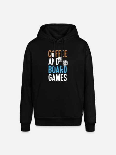Coffee and Board Games - Stanley/Stella SOUNDER Unisex Hoodie - black