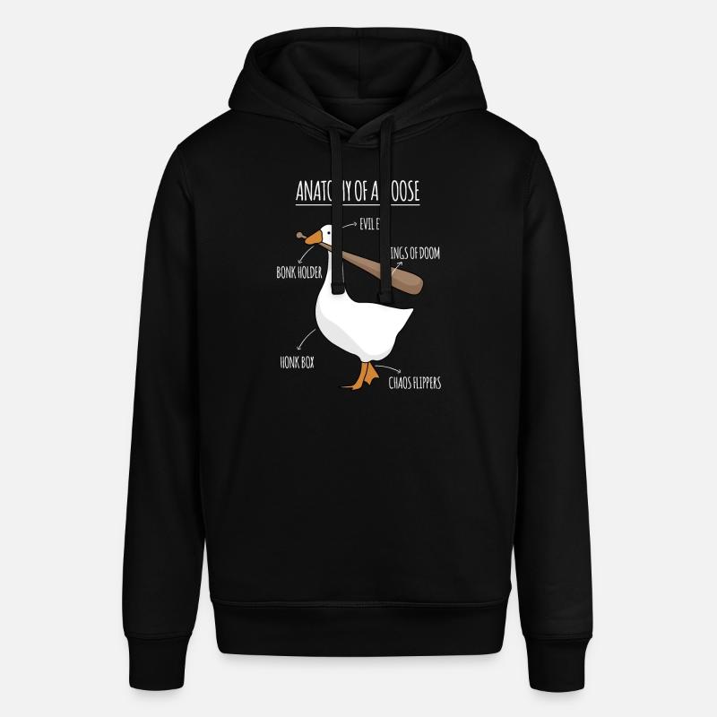 Anatomie Einer Gans Meme - Stanley/Stella Unisex Hoodie SOUNDER - Schwarz