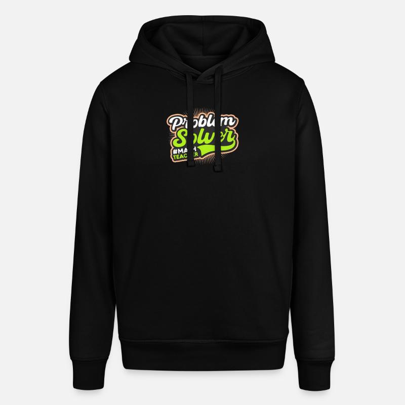 Math Teacher Problem Solver - Stanley/Stella SOUNDER Unisex Hoodie - black