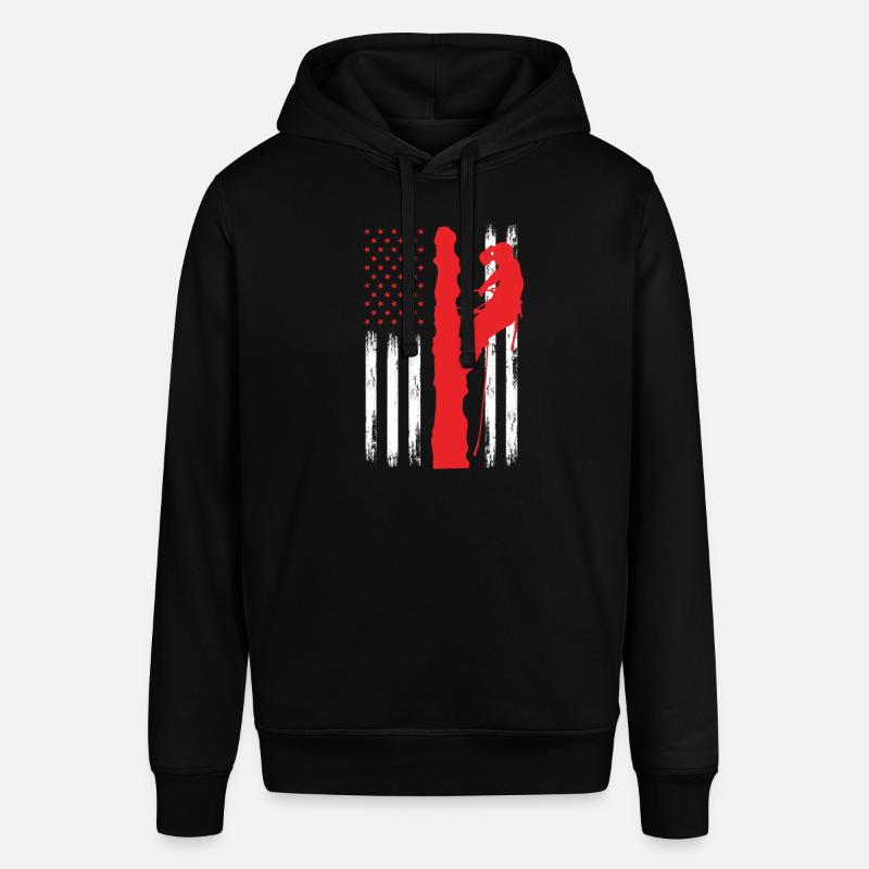 Baumpfleger Baumkletterer Baumpflege - Stanley/Stella Unisex Hoodie SOUNDER - Schwarz