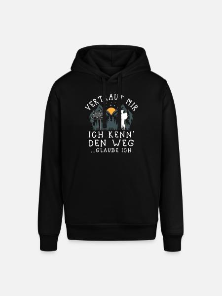 Alpenüberquerung Tegernsee Sterzing Pilgerweg - Stanley/Stella Unisex Hoodie SOUNDER - Schwarz