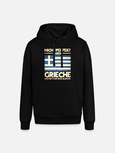 Griechisch Grieche Griechenland Geschenk - Stanley/Stella Unisex Hoodie SOUNDER - Schwarz