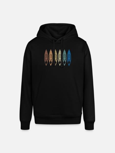 Kayak - Stanley/Stella SOUNDER Unisex Hoodie - black