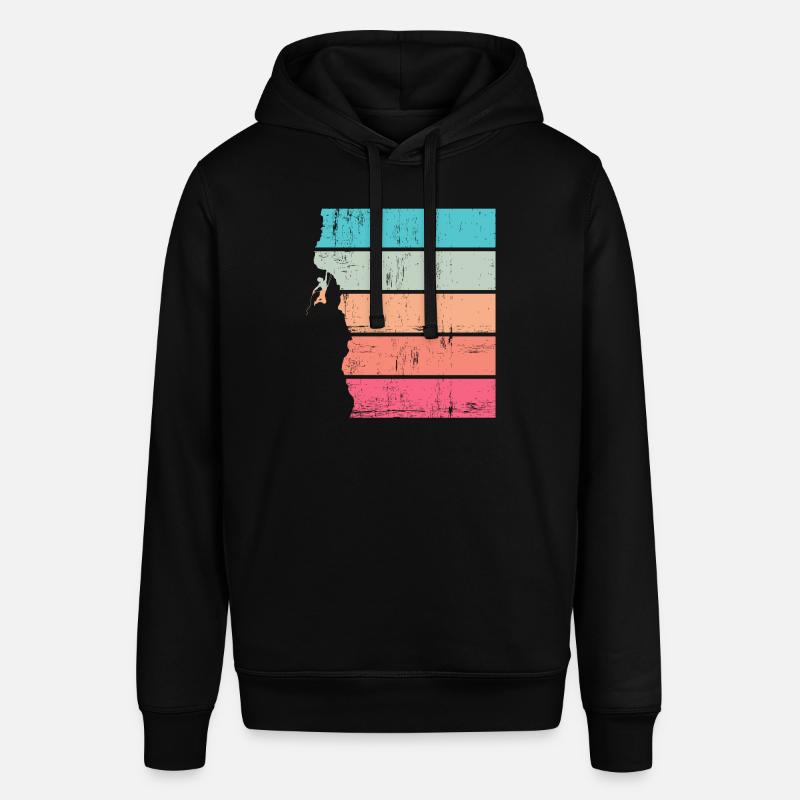 Grimpeur vintage grimpeur grimpeur - Sweat à capuche SOUNDER Stanley/Stella Unisexe - noir