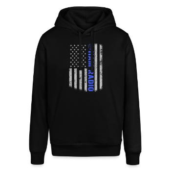 Amateurfunk Funkamateur - Stanley/Stella Unisex Hoodie SOUNDER - Schwarz - Vorne - Alina (178cm) & Michal (187cm)