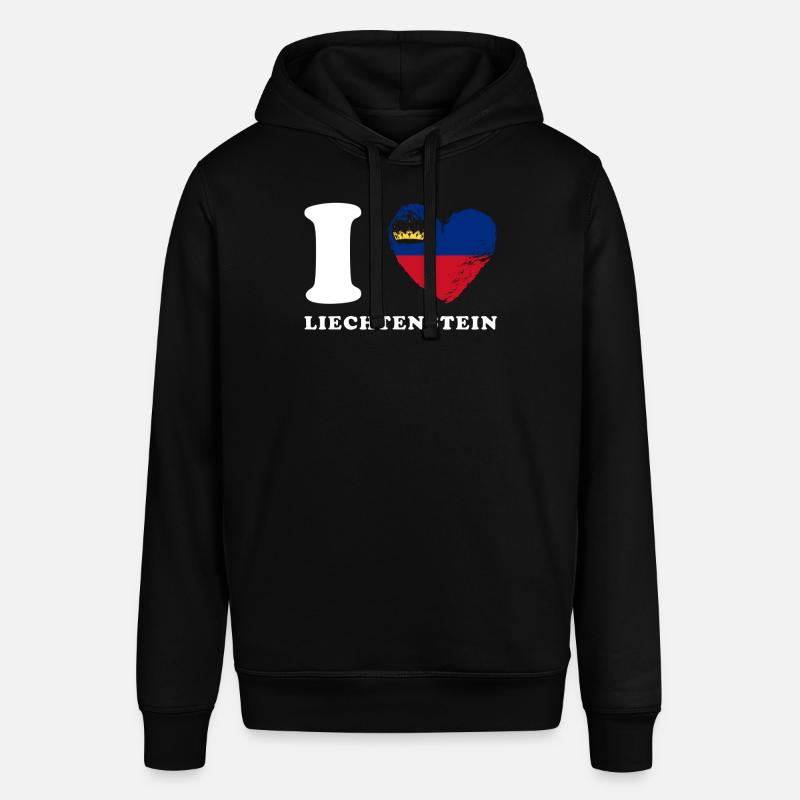 J’adore le Liechtenstein - Sweat à capuche SOUNDER Stanley/Stella Unisexe - noir