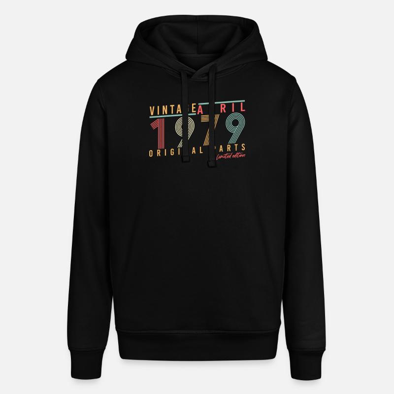 Avril 1979 Limitée - Sweat à capuche SOUNDER Stanley/Stella Unisexe - noir