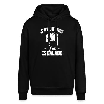 J'peux pas j'ai escalade - Sweat à capuche SOUNDER Stanley/Stella Unisexe - noir - Devant - Alina (178cm) & Michal (187cm)