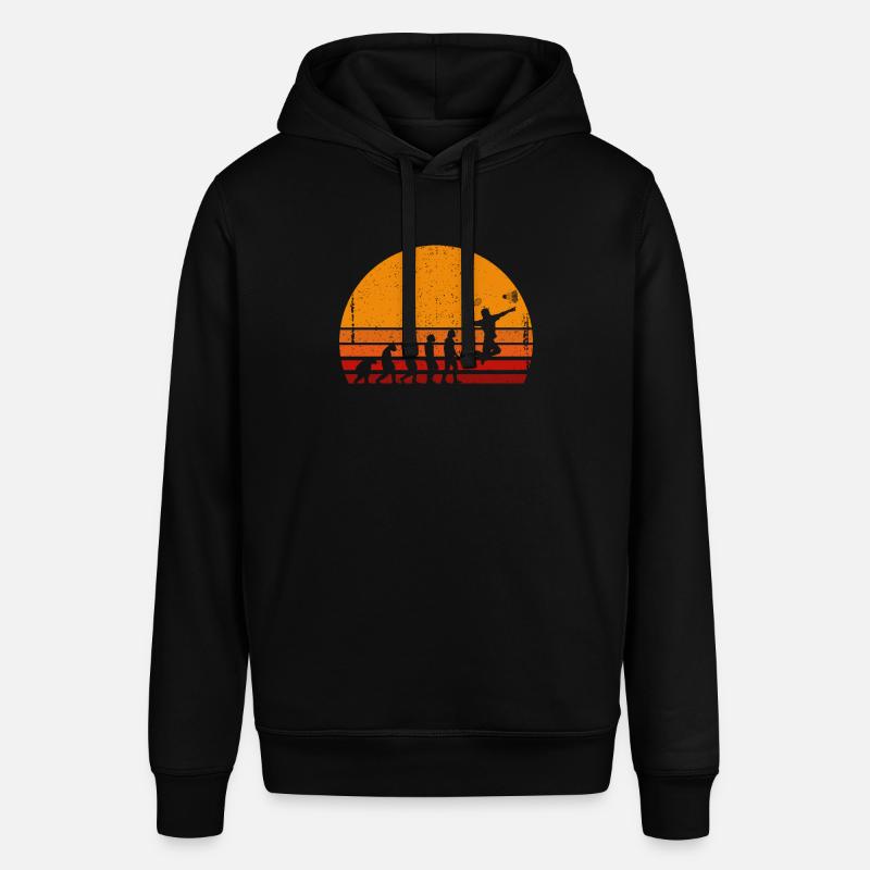 Badminton et évolution du badminton - Sweat à capuche SOUNDER Stanley/Stella Unisexe - noir