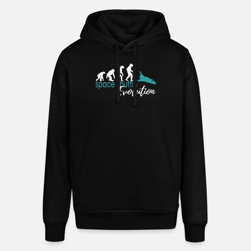 Space Shuttle Evolution - Stanley/Stella SOUNDER Unisex Hoodie - black