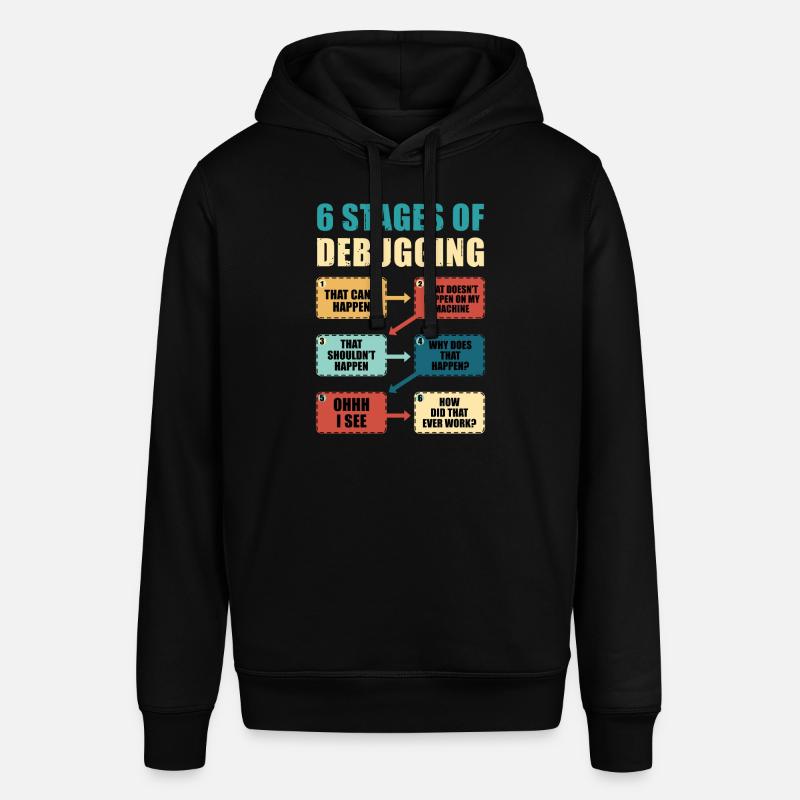 Programming Debugging Funny Programmer Gift - Stanley/Stella SOUNDER Unisex Hoodie - black