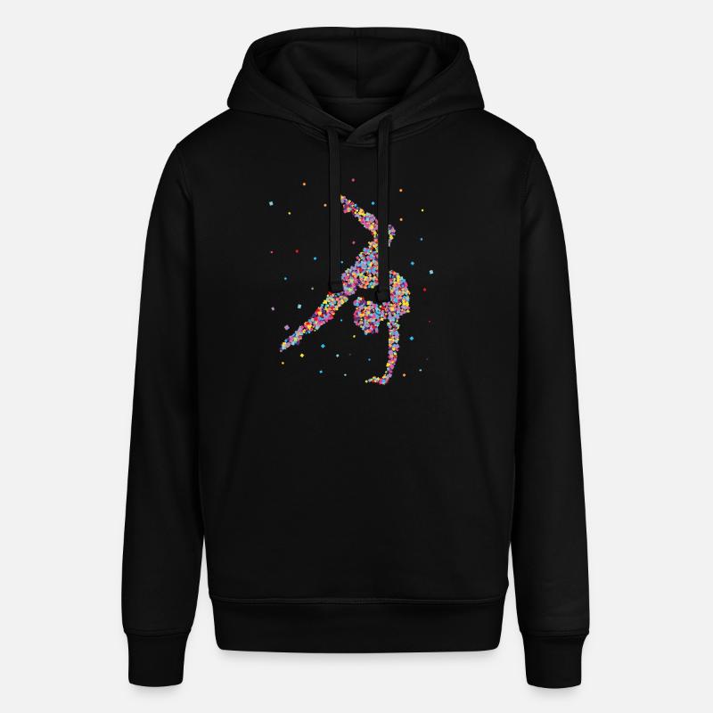 Ginnastica Ginnastica Ginnastica da terra Ginnastica - Felpa con cappuccio unisex SOUNDER di Stanley/Stella - nero