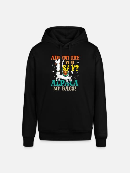 Alpaca my bags - Stanley/Stella SOUNDER Unisex Hoodie - black