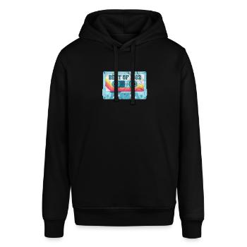 1982 - Stanley/Stella Unisex Hoodie SOUNDER - Schwarz - Vorne - Alina (178cm) & Michal (187cm)