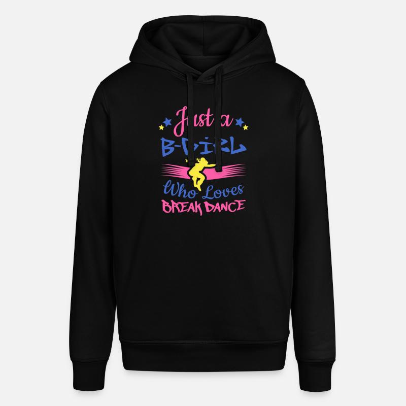 Breakdancer B-Mädchen, das Breakdance liebt - Stanley/Stella Unisex Hoodie SOUNDER - Schwarz