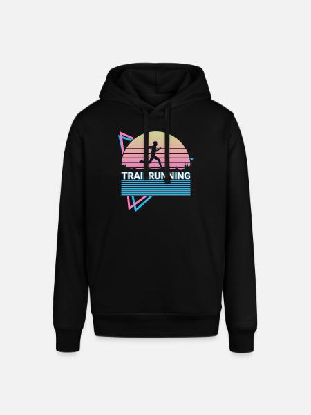 Trail Running Trail Runner Retro - Stanley/Stella SOUNDER Unisex Hoodie - black