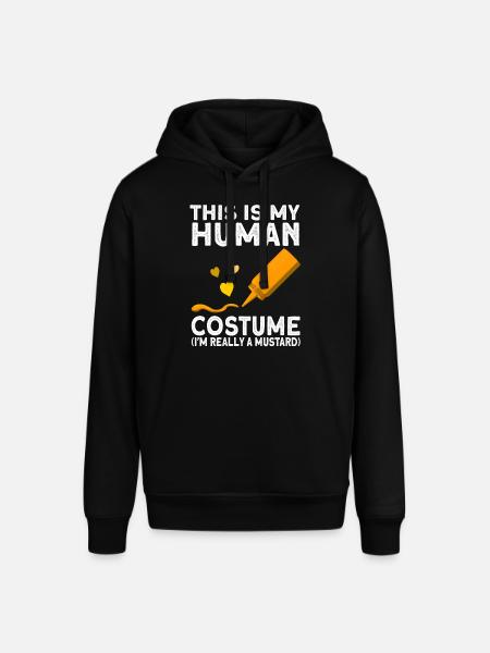 Mustard costume gift - Stanley/Stella SOUNDER Unisex Hoodie - black