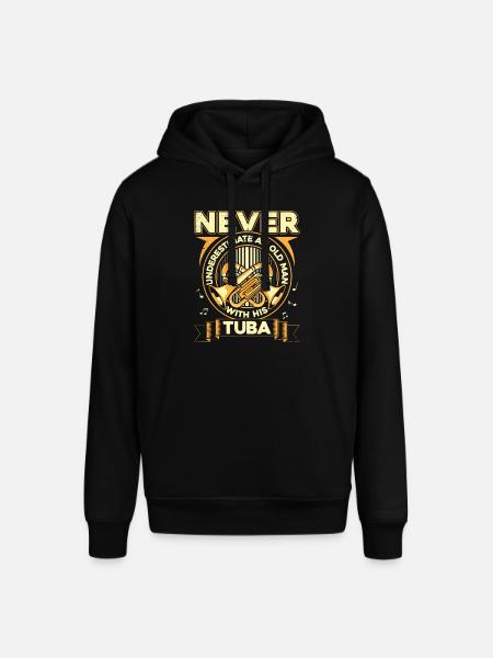 Tuba Tubist - Stanley/Stella SOUNDER Unisex Hoodie - black