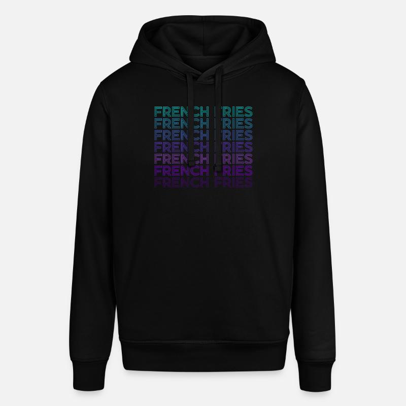 Français Frites Rétro - Sweat à capuche SOUNDER Stanley/Stella Unisexe - noir
