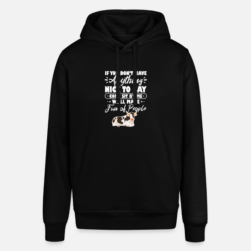 Vache - Sweat à capuche SOUNDER Stanley/Stella Unisexe - noir