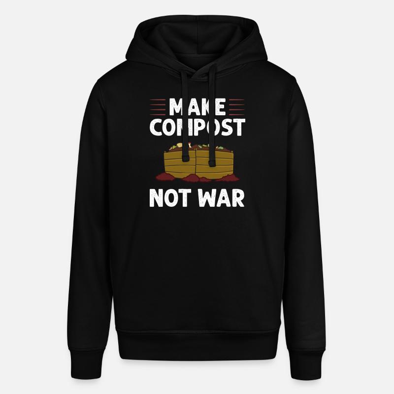 Kompostierung Kompost Wurm Abfall - Stanley/Stella Unisex Hoodie SOUNDER - Schwarz