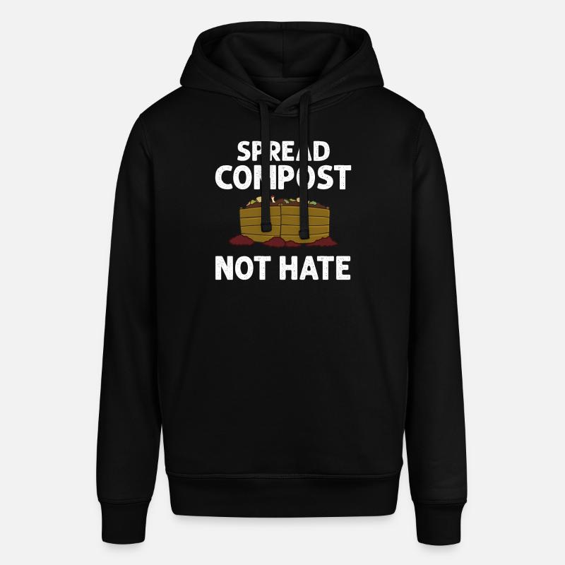 Kompostierung Kompost Wurm Abfall - Stanley/Stella Unisex Hoodie SOUNDER - Schwarz
