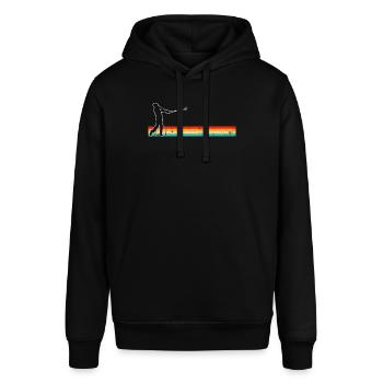 Golf Retro - Stanley/Stella Unisex Hoodie SOUNDER - Schwarz - Vorne - Alina (178cm) & Michal (187cm)