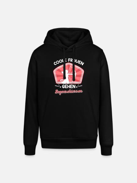 Coole Frauen gehen Bogenschießen - Stanley/Stella Unisex Hoodie SOUNDER - Schwarz