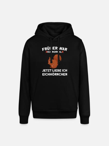 Eichhörnchen Tier Eichhörnchenliebhaber Geschenk - Stanley/Stella Unisex Hoodie SOUNDER - Schwarz